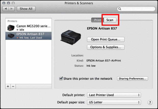 epson scanner driver for mac sierra